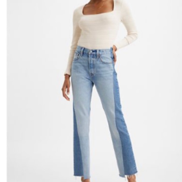 REVICE Denim - Revice Gemini / Crossroads Two Tone Straight Leg Jeans Size 31